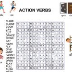 Action Verbs Kelime Bulmacası