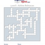 İngilizce Temel Kelimeler Bulmacası